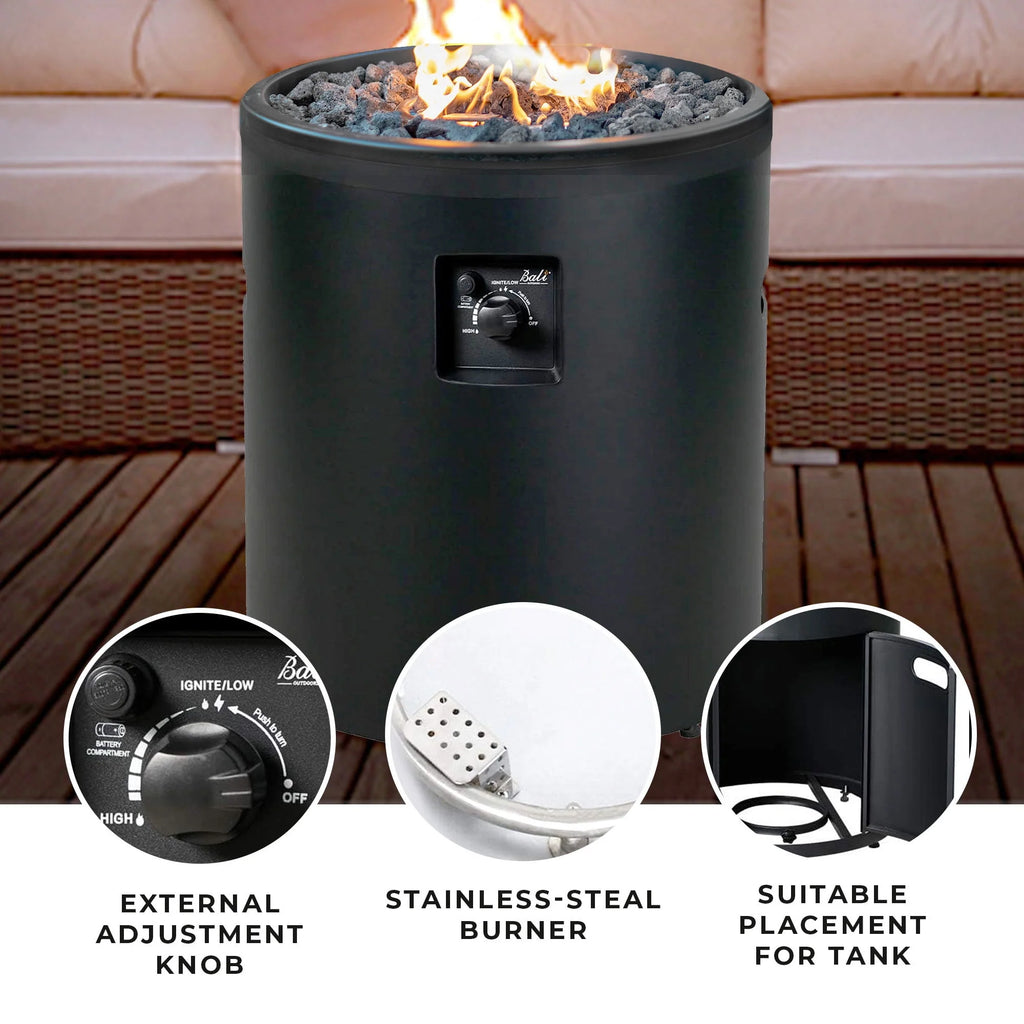 50,000 BTU Outdoor Portable Gas Fire Pit I617