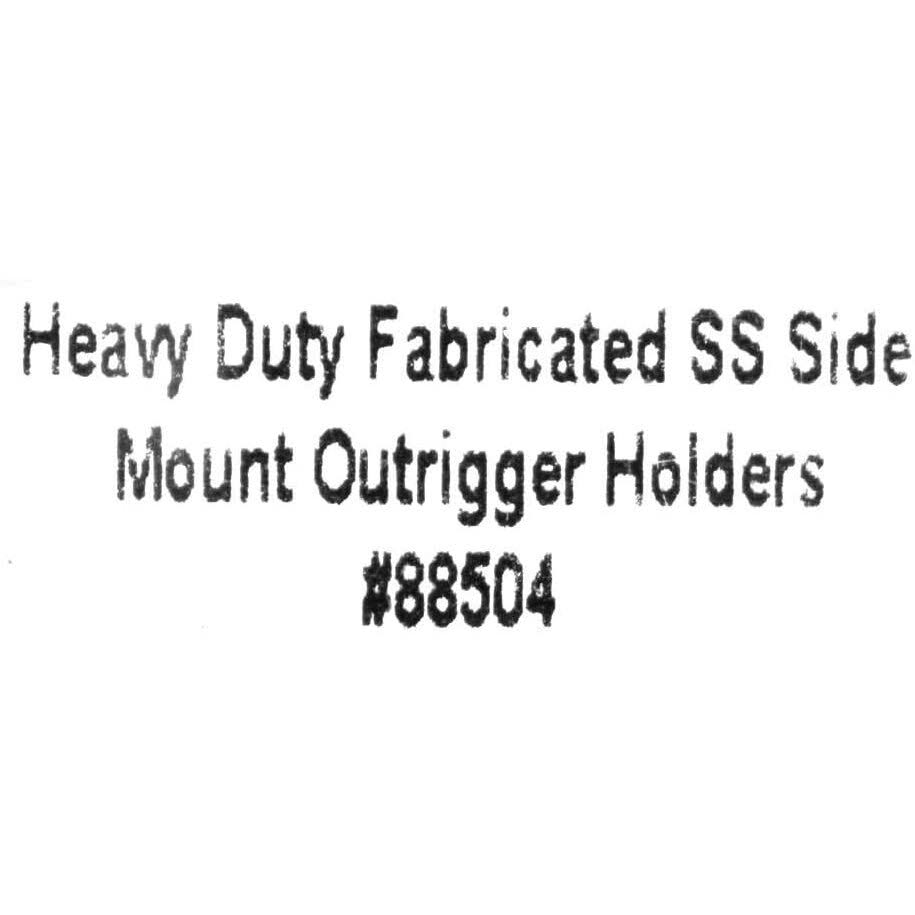 Side Mount Outrigger Holders 304 S.S. Pair I431
