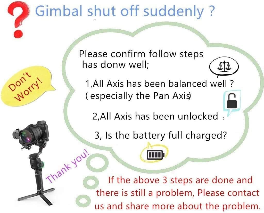 3-Axis Handheld Gimbal Stabilizer S385864