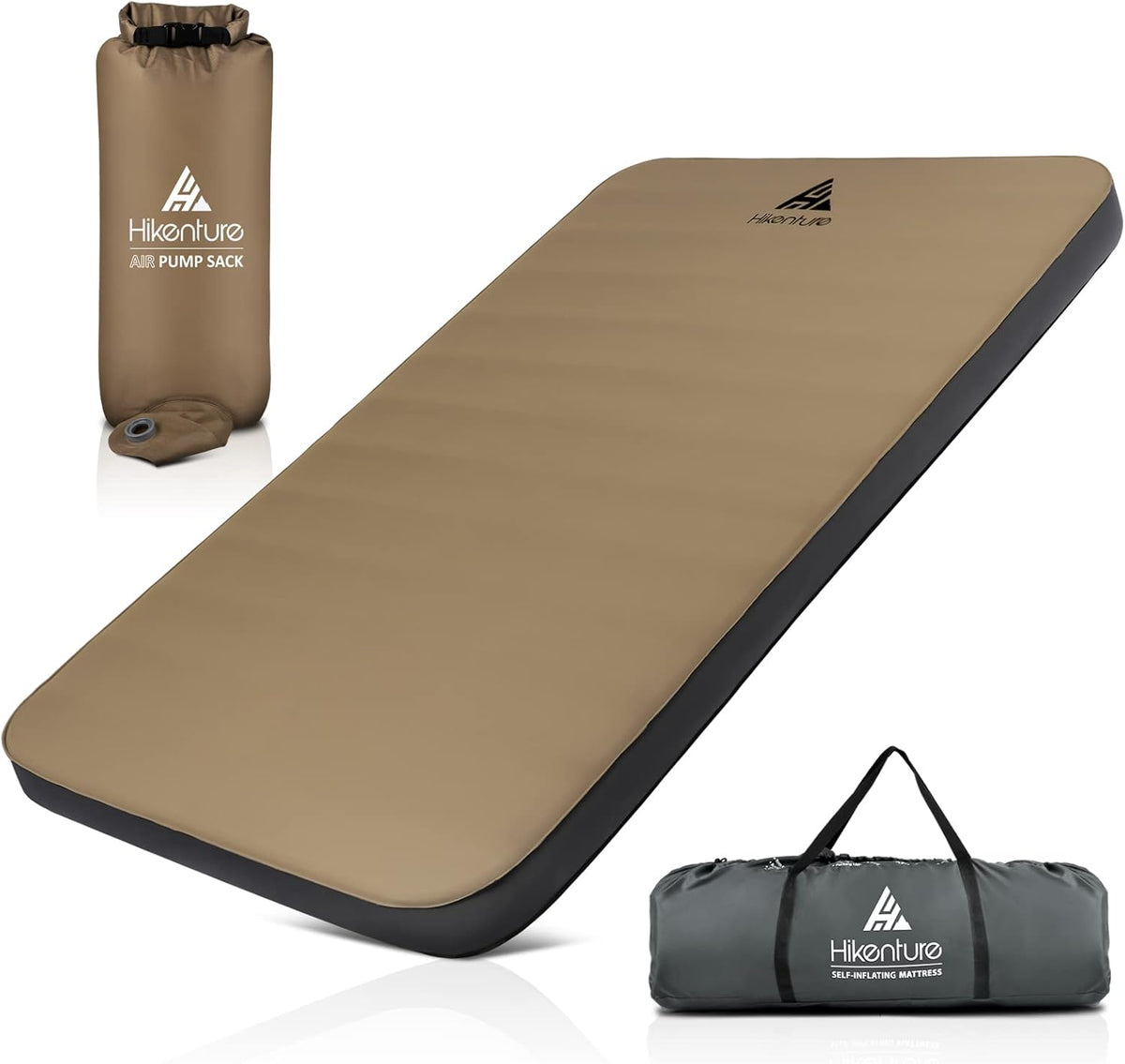 4 INCH Thick Self Inflating Sleeping Pad with 9.5 R Value Q9668