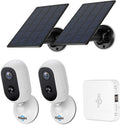 2K 4 Channel Battery Powered Wireless Camera System M120