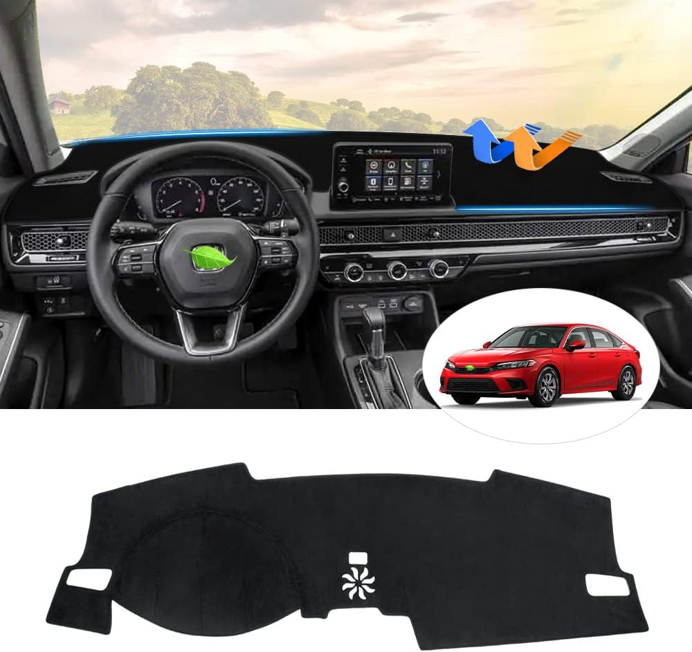 Custom Fit Dashboard Cover Mat Carpet Flannel Dash Cover Pad A543
