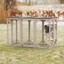 Wooden Cattery Grey J217466