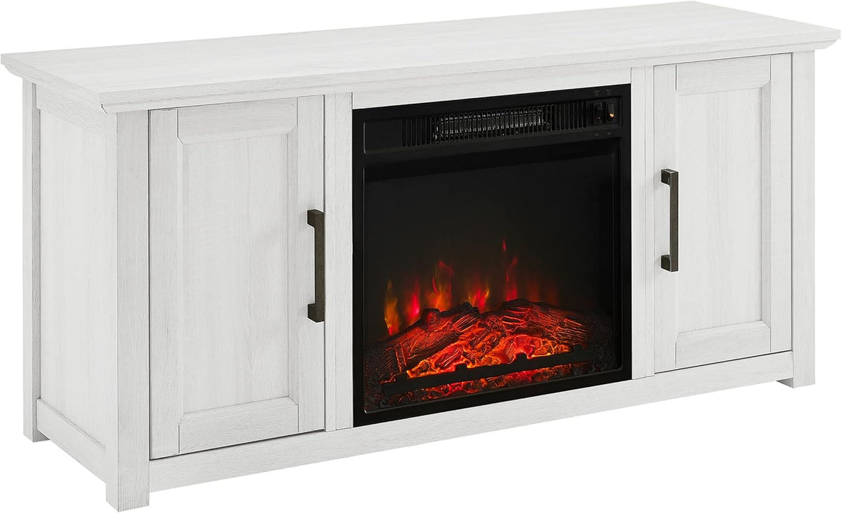 58-inch Low Profile TV Stand with Electric Fireplace R8225