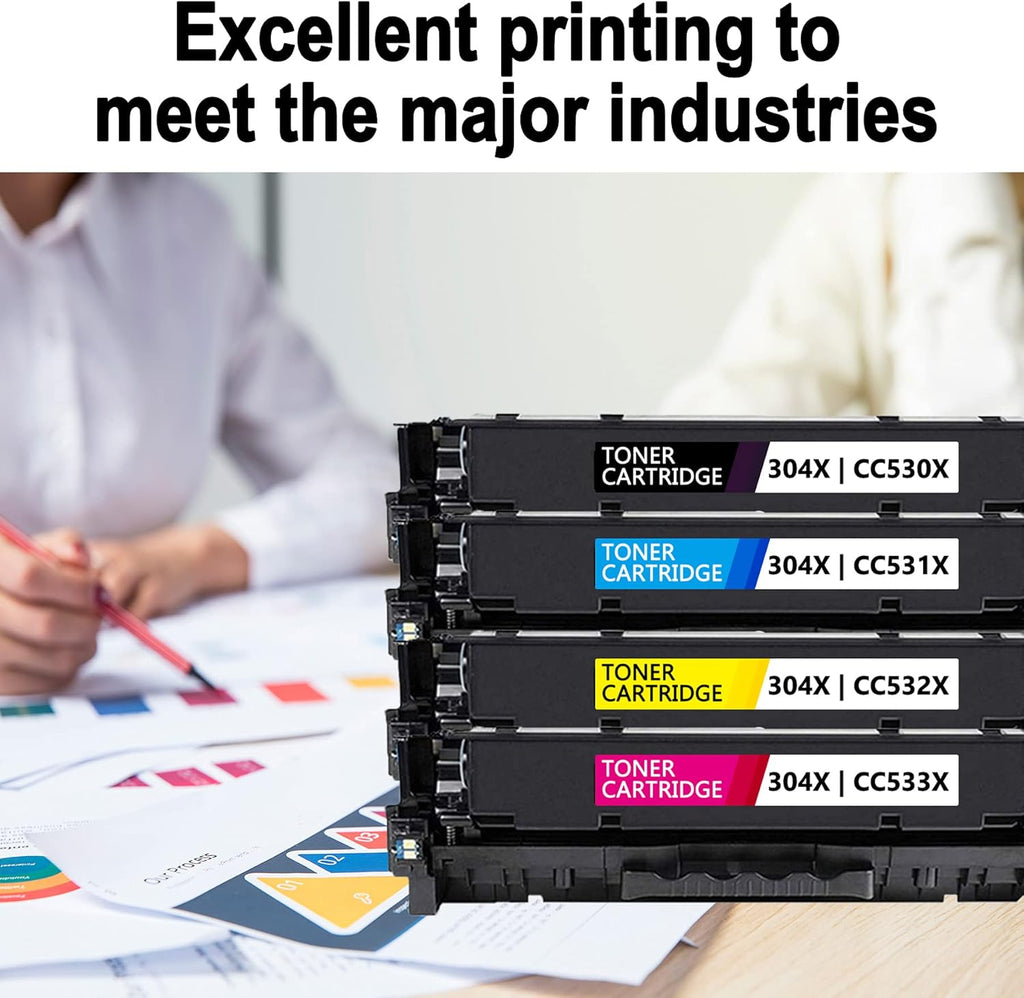 6 Pack Compatible Remanufactured Toner Cartridge Replacement O661