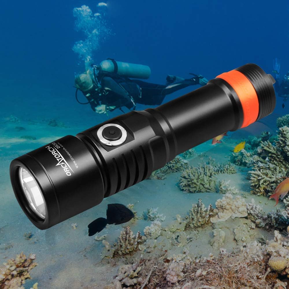 1300 Lumens 8 Degrees Scuba Dive Light R681