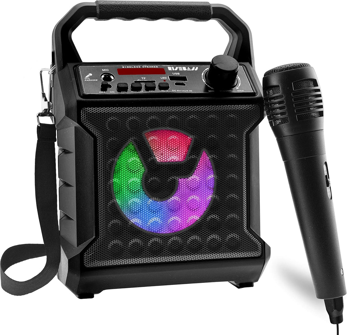 Portable Bluetooth Speaker with Microphone Set V4867