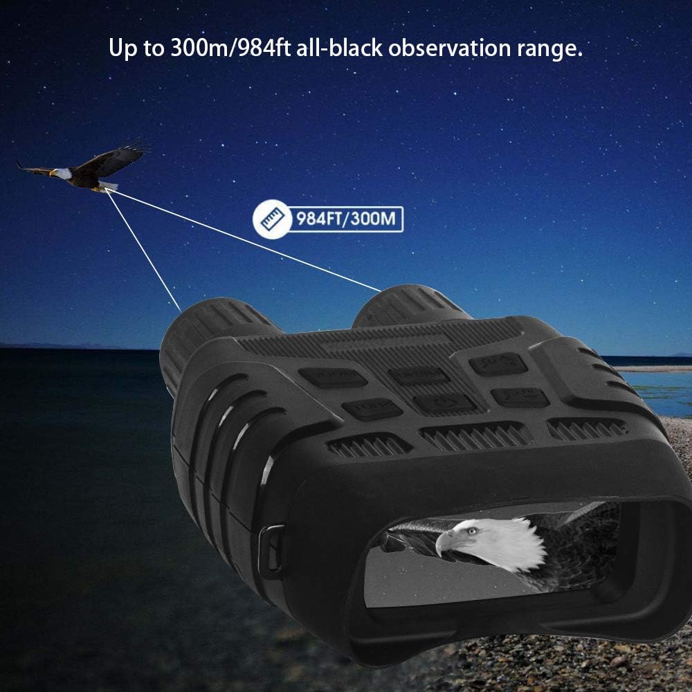 Night Vision Goggles Binoculars with 64 GB SD Card A8585