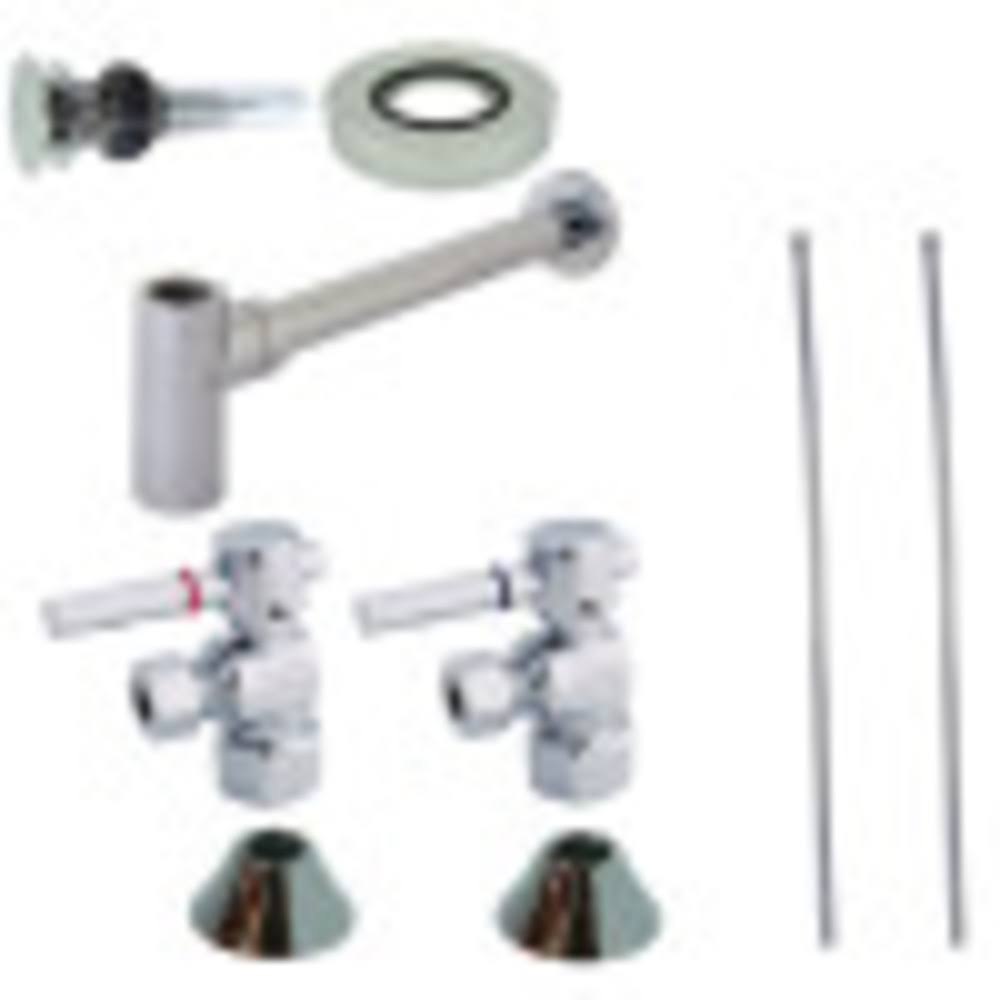 Chrome Plumbing Trim Kit with Bottle Trap L33901