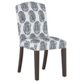 Navy Paisley Dining Chair Z6459