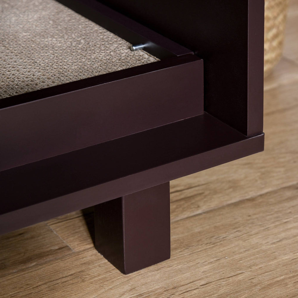 Cat Box Furniture with Scratch & Magnetic Doors F35180
