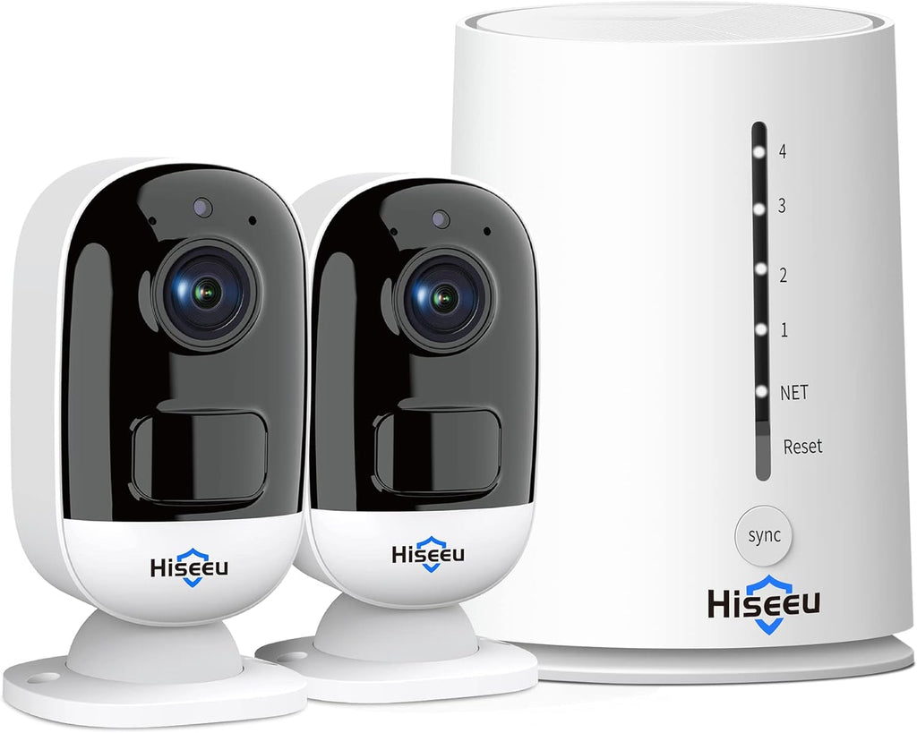 2K 4 Channel Battery Powered Wireless Camera System M120