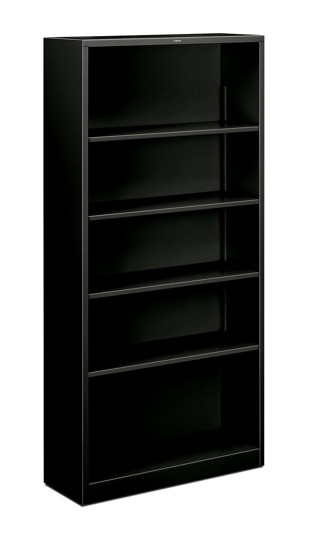 5-Shelf Metal Black Bookcase R38451