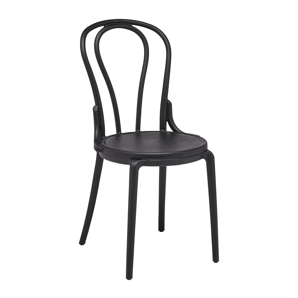 White Plastic Chair Set of 1 F286705