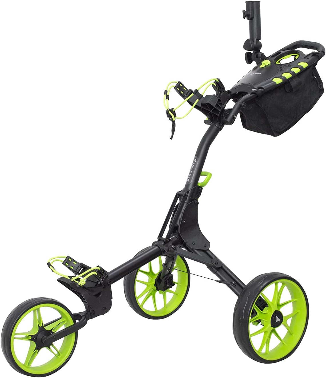 Compact 3 Wheel Push Cart Trolley with Foot Brake S301903