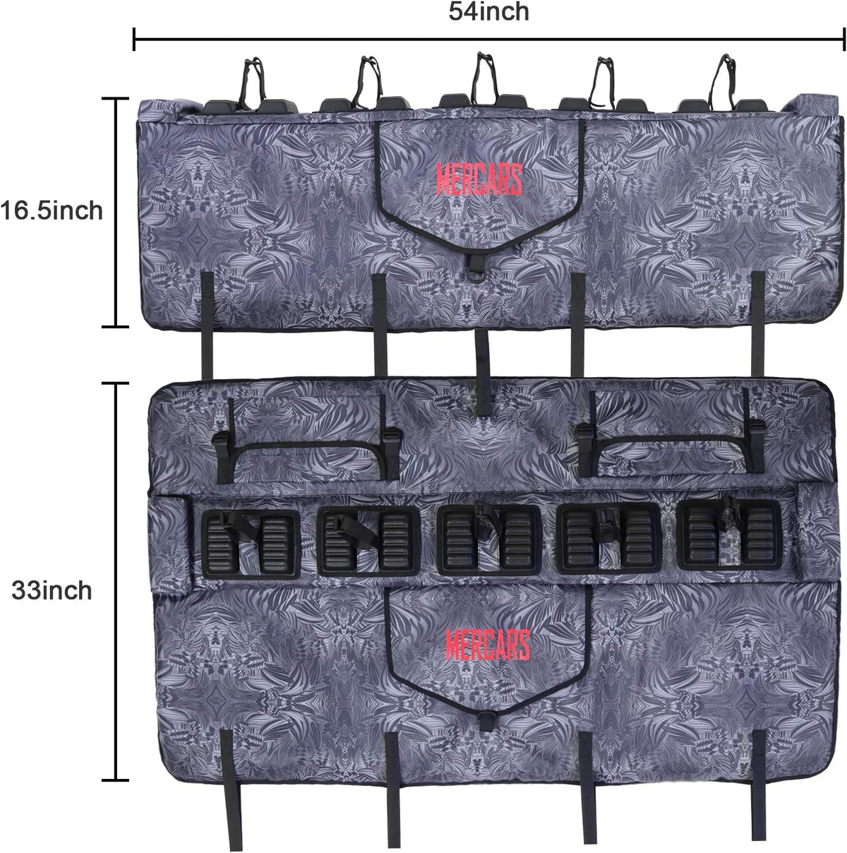 Tailgate Pad with Two Tool Pockets for Mountain Bikes I895555