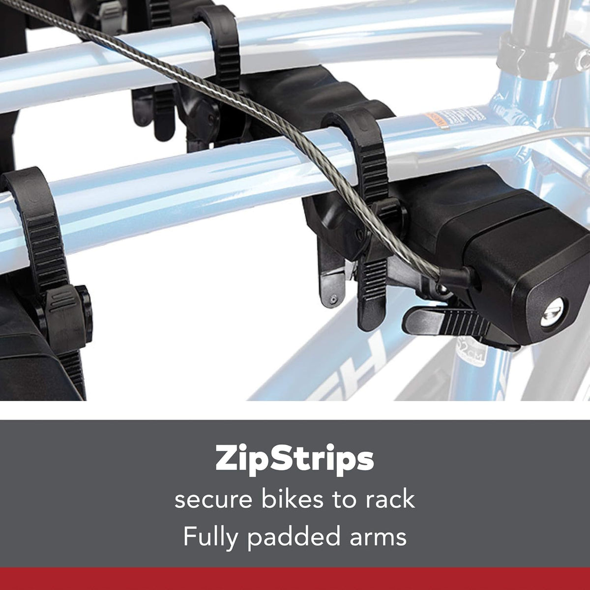 Hitch Mount Bike Rack, 4 Bike Capacity Q569