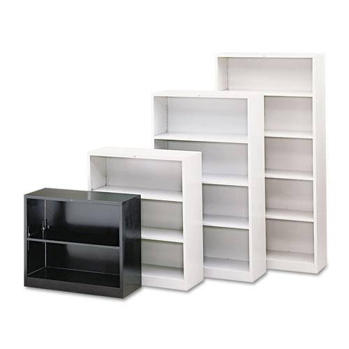 5-Shelf Metal Black Bookcase R38451