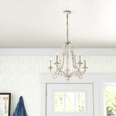 5 Light Candle Style Chandelier I922