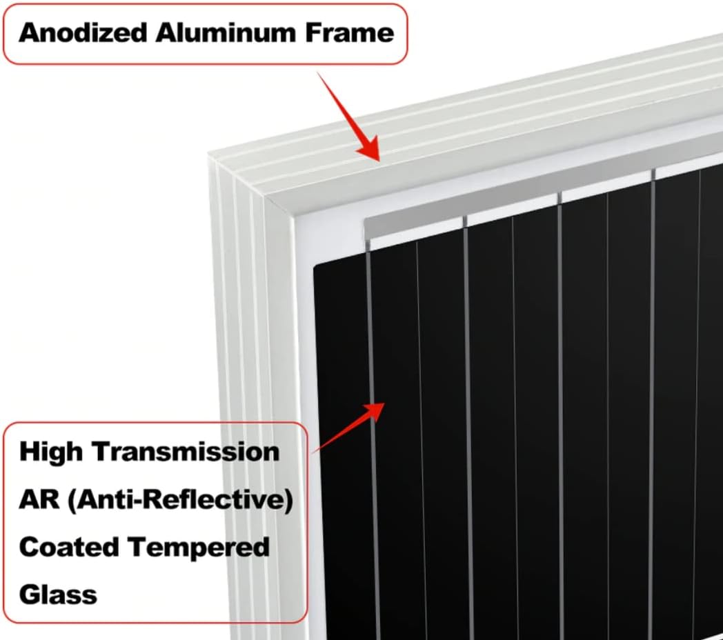 200 Watt 12 Volt Monocrystalline Solar Panel D82018