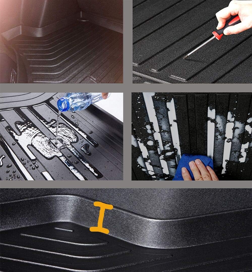 Cargo Mat Cargo Tray Cargo Liner Floor Mat Pack of 2 Q7389