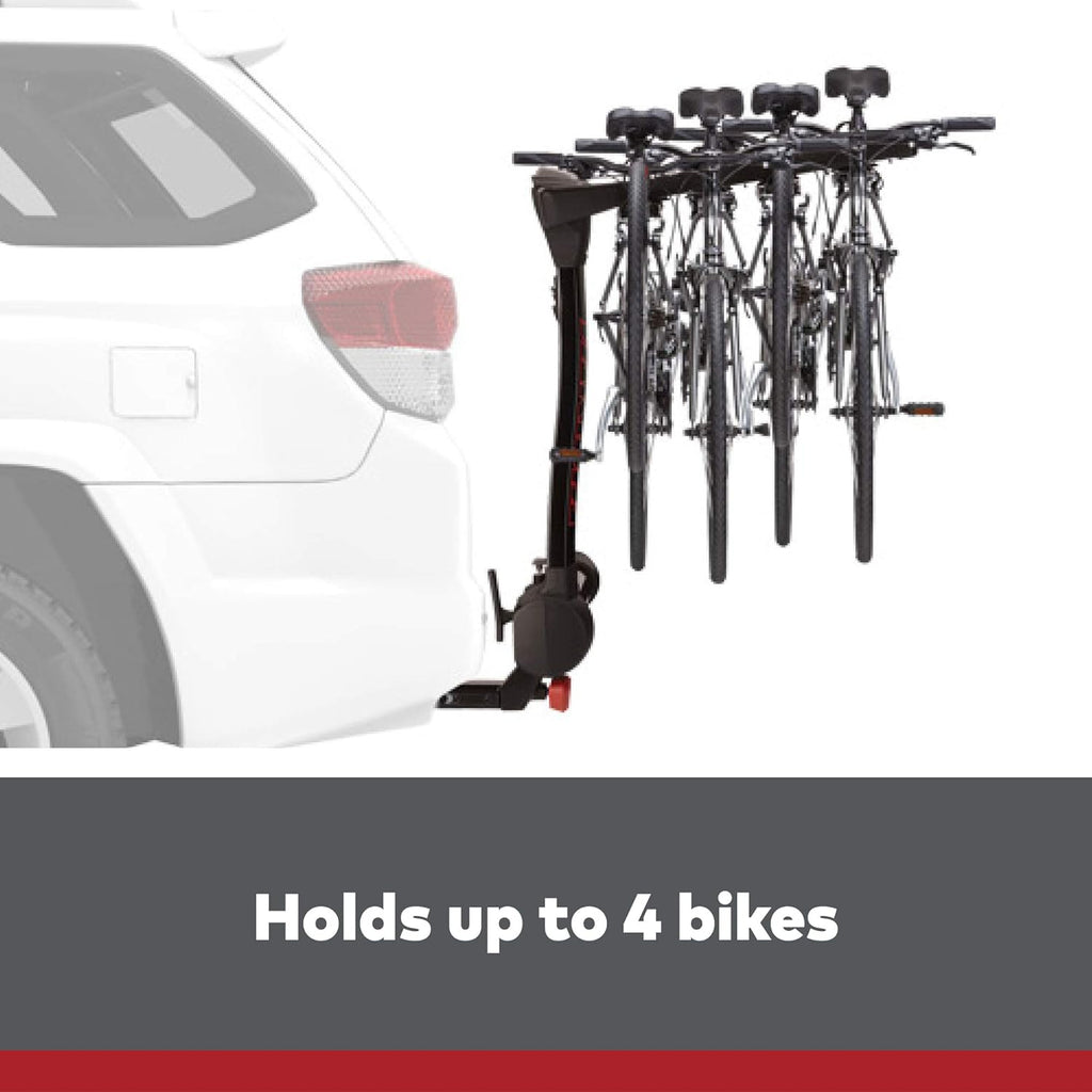 Hitch Mount Bike Rack, 4 Bike Capacity Q569