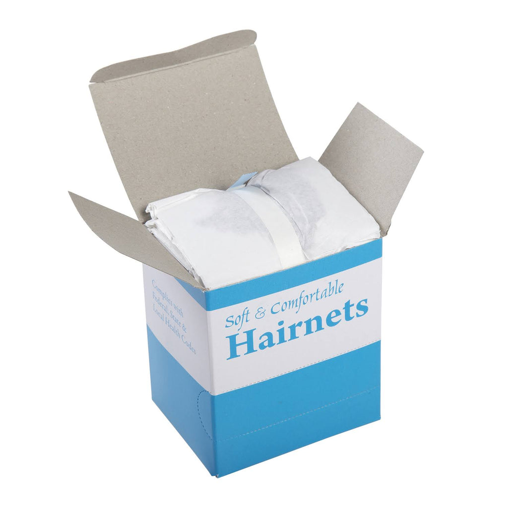 Light Brown Lightweight Nylon Hairnet, Case of 1440 G47563