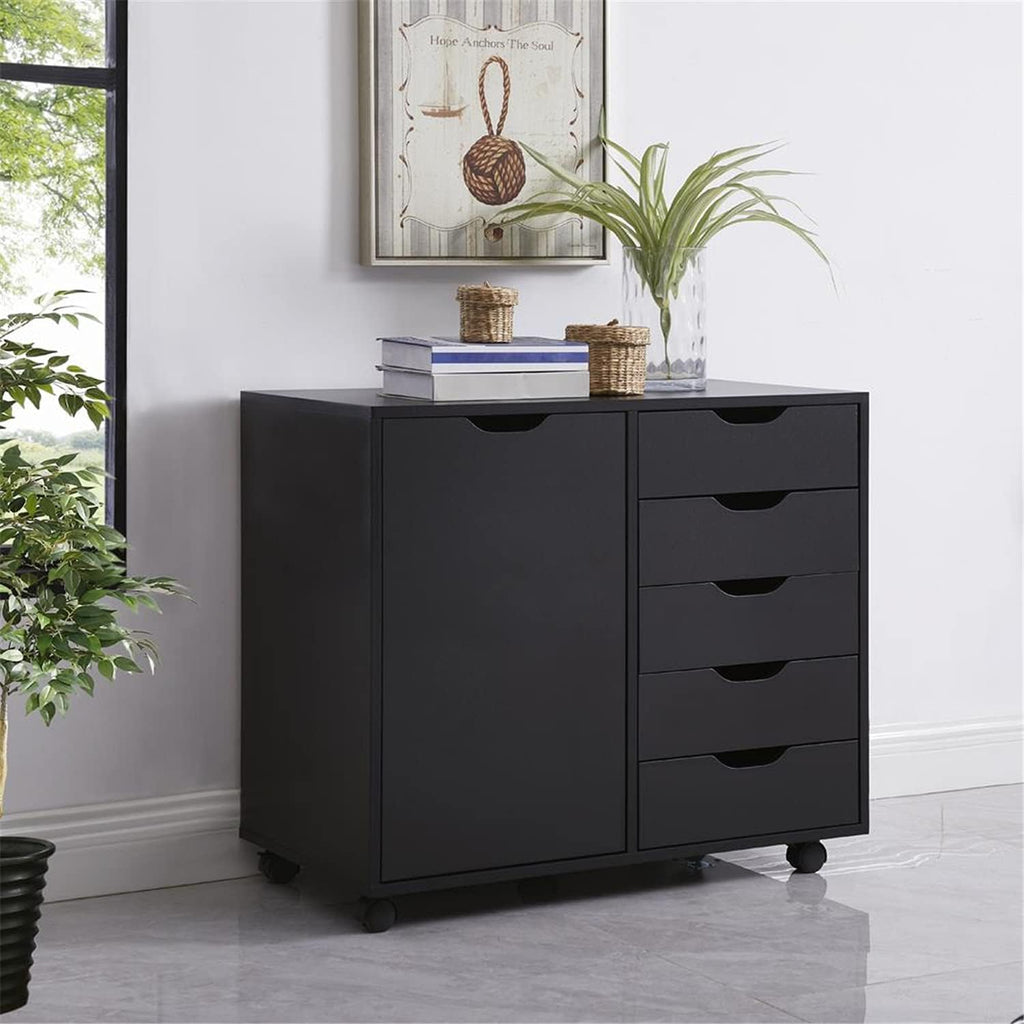 5 Drawer Storage Cabinet with Shelves V932