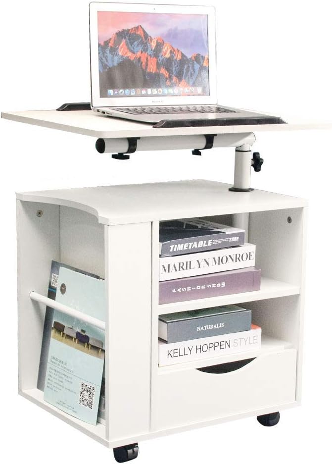 Beige Wooden Nightstand with Drawers E56186