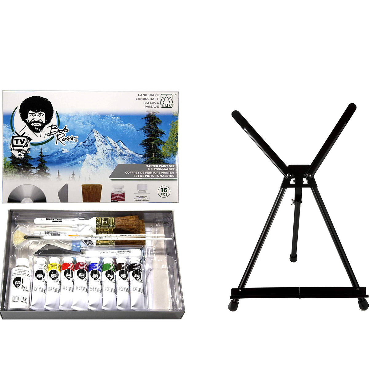 Oil Paint Set with Aluminum Table Easel O244192