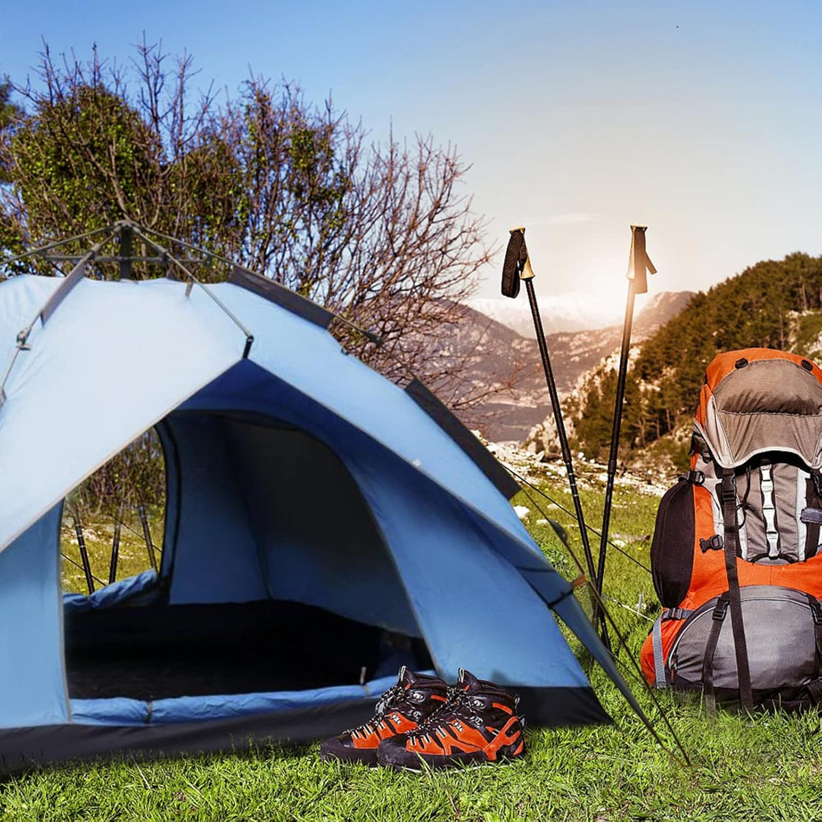 Waterproof 3-4 Person Pop up Camping Tent J3297