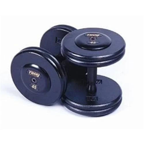 Black Pro-Style Dumbbells with Contoured Handles Y26854
