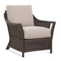 Navy Brown Beige Stripe Wide Armchair K479178