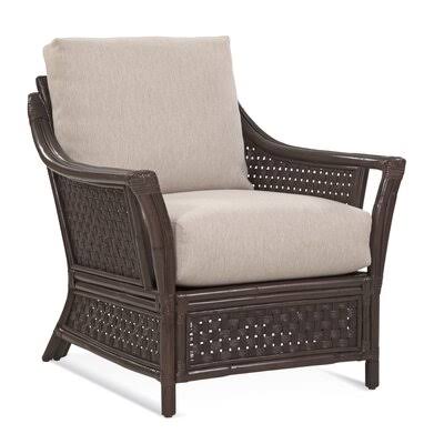 Navy Brown Beige Stripe Wide Armchair K479178