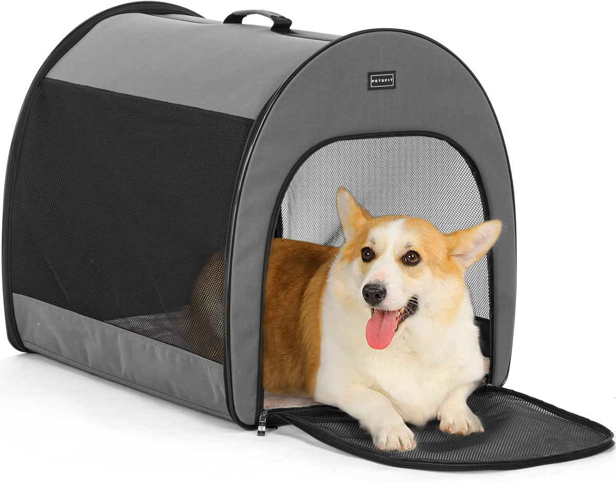 Portable Collapsible Soft Sided Dog Crate Pack of 2 G5430