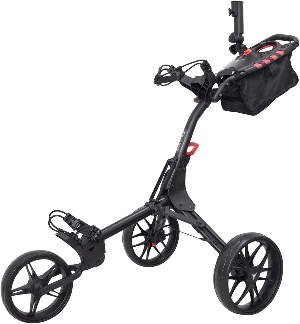 Compact 3 Wheel Push Cart Trolley with Foot Brake S301903