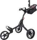 Compact 3 Wheel Push Cart Trolley with Foot Brake S301903
