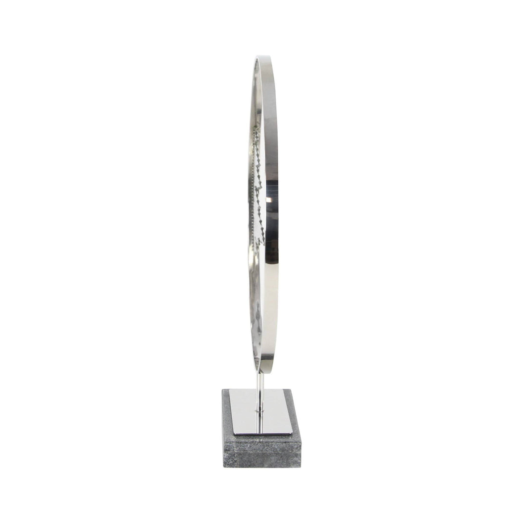 Stainless Steel Marble Decor I62605