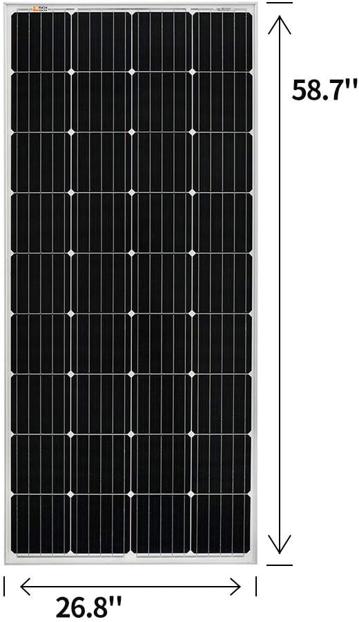 200 Watt 12 Volt Monocrystalline Solar Panel D82018