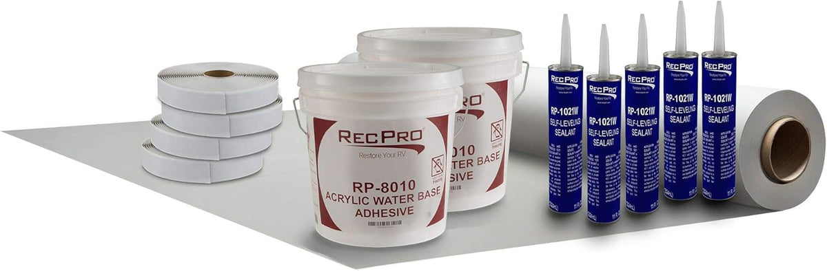 8.5' Wide PVC Rubber Roof Kit 25ft E285
