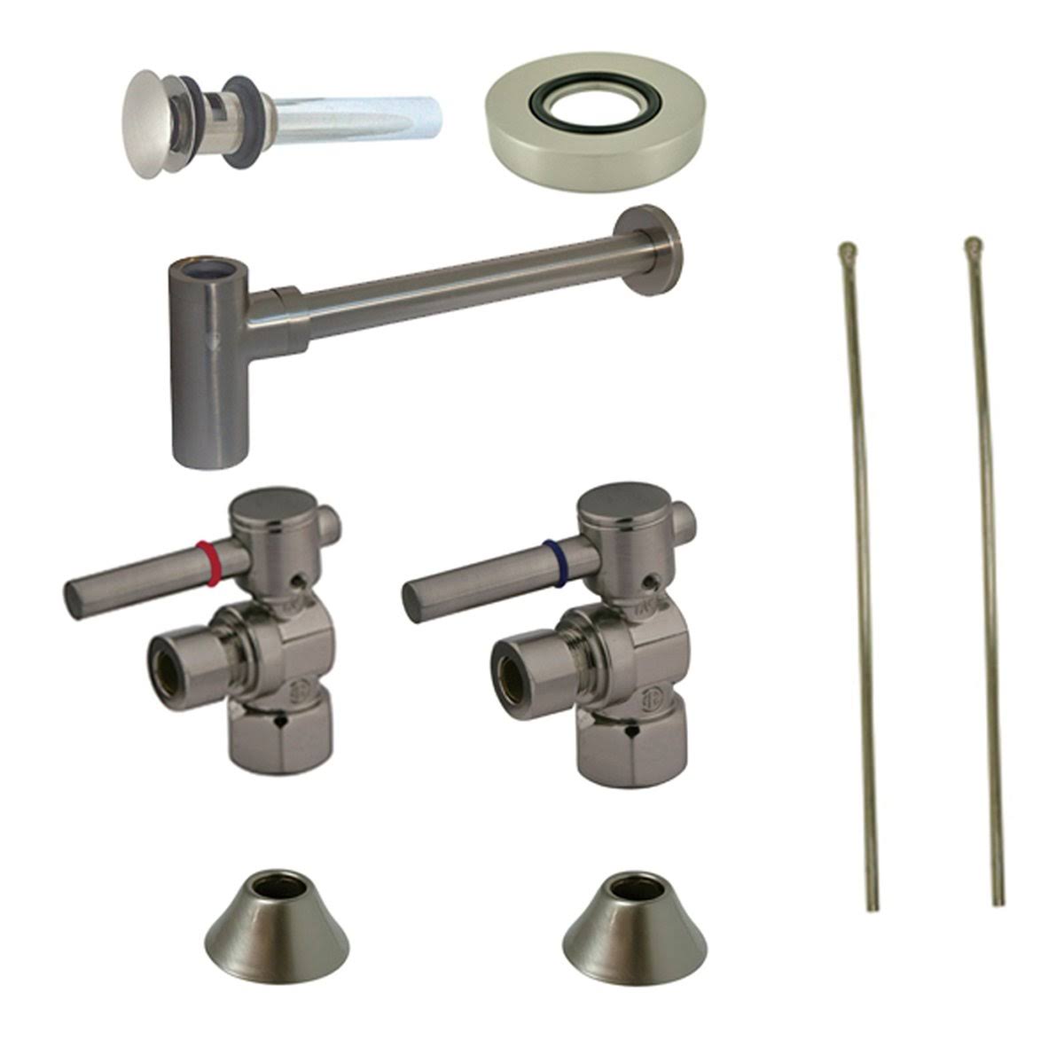Chrome Plumbing Trim Kit with Bottle Trap L33901