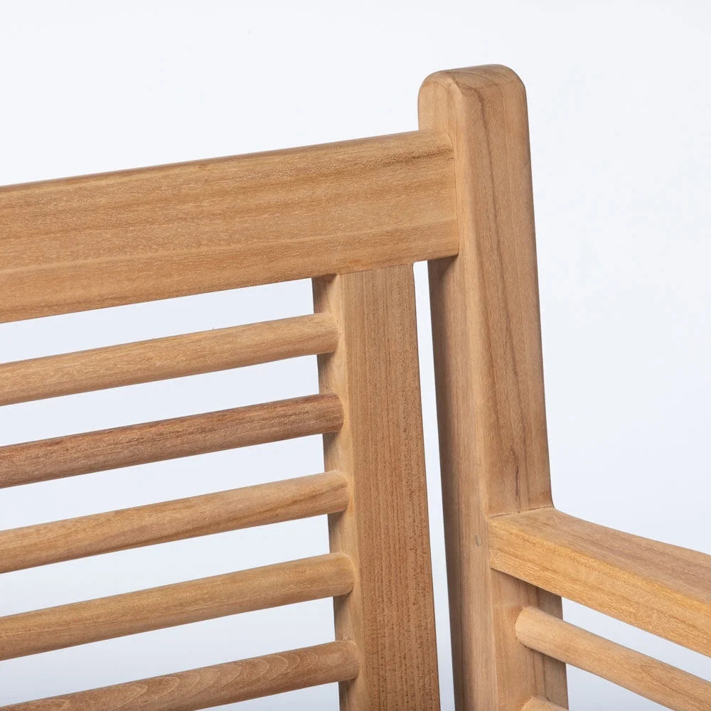 Grade A Teak Weather Resistant Solid Wood Lounge Chair D26536