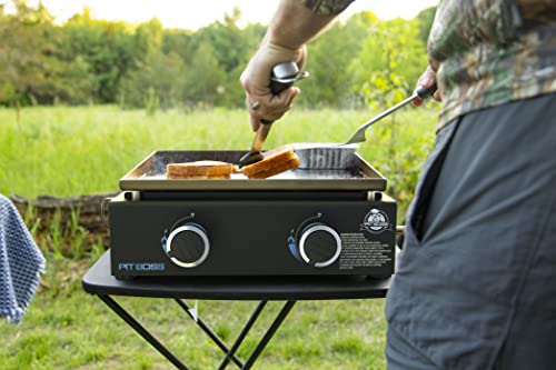 Black 2-Burner Tabletop Griddle I56118