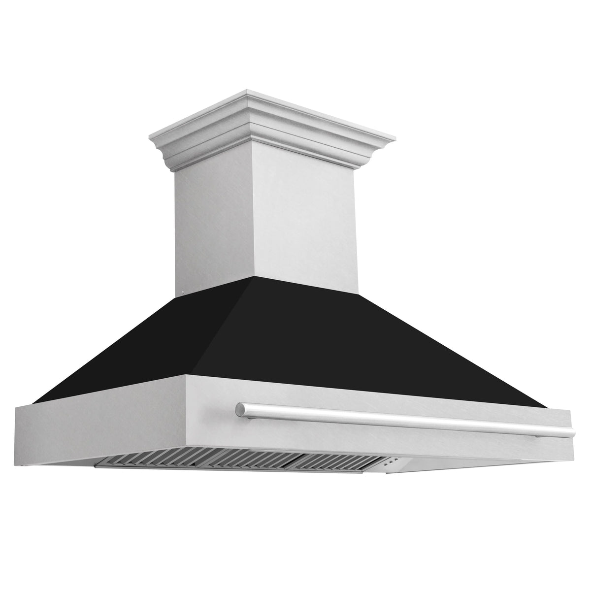 48 In. Stainless Steel Range Hood with Black Matte Shell J3480