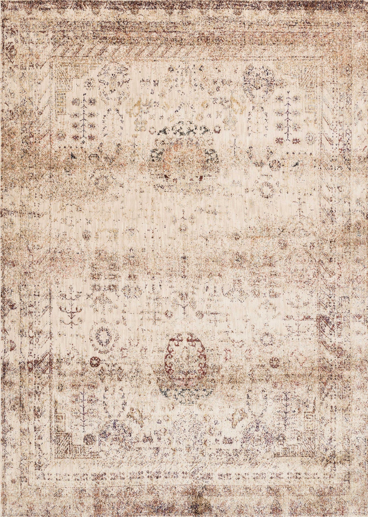 Ivory Multi 9'6 x 9'6 Rug U6730