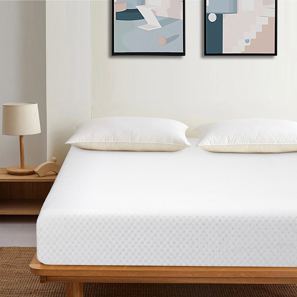 Twin Size 8'' Jacquard Foam Mattress Medium Firm K852