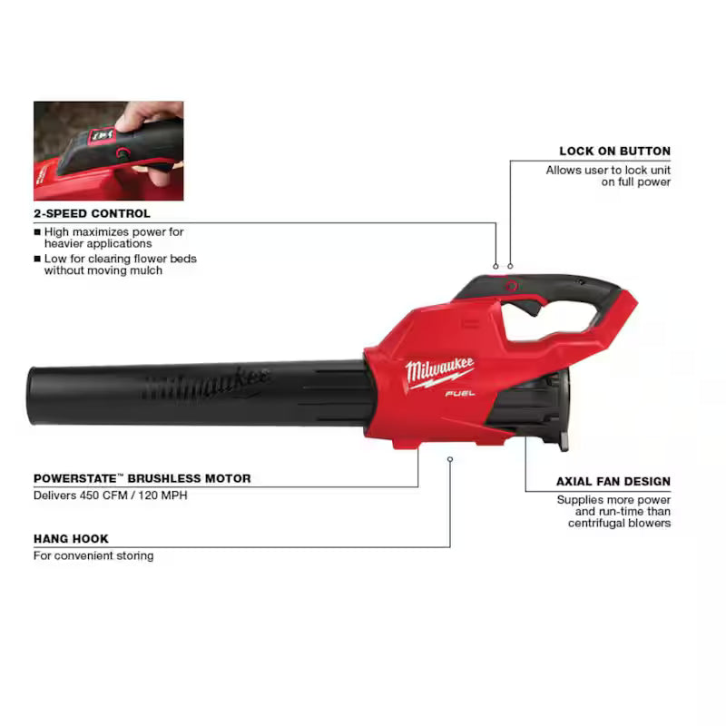 18V Lithium-Ion Cordless String Trimmer Blower Combo Kit 4-Tool V68537
