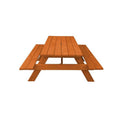 Solid Wood Outdoor Picnic Table with Umbrella Hole H891