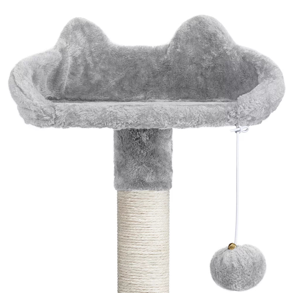 73''H Multilevel Cat Tree with 2 Condos & Scratching Posts B5901