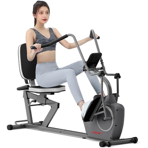 Recumbent Exercise Bike with Magnetic Resistance F854480